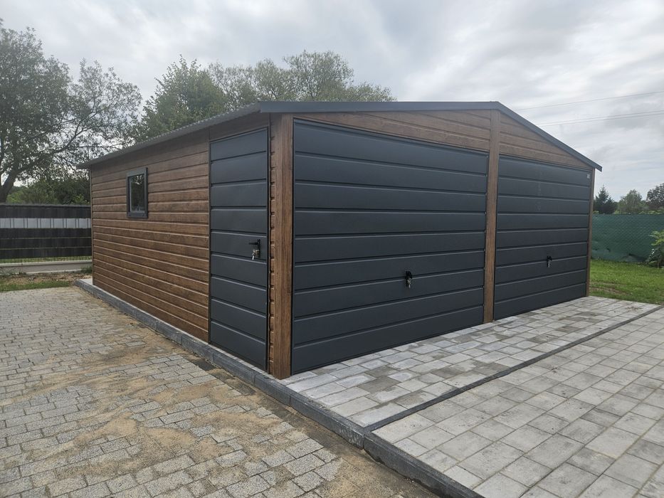 6x6 LUB Garaze Blaszane Garaz Blaszany Blaszak Blaszaki Nowoczesne