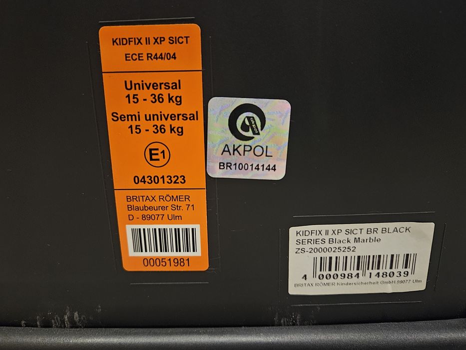 Fotelik Britax Römer Kidfix II XP sict 15-36kg limitowany