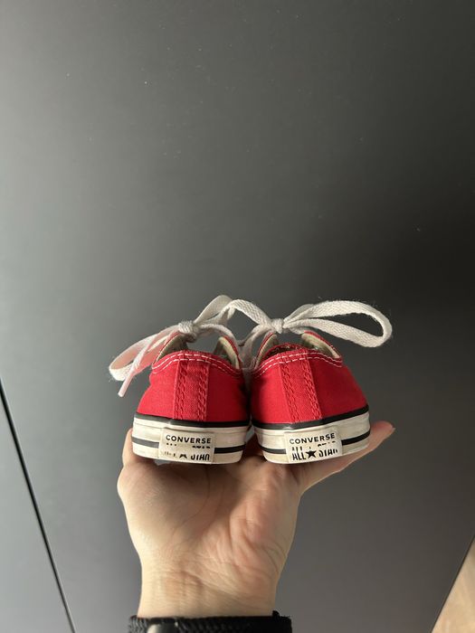 Buty trampki niskie dziecko Converse czerwone rozmiar 24