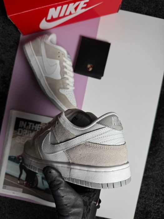 Женские кроссовки найк данк лоу Nike SB Dunk Low Pro Beige White