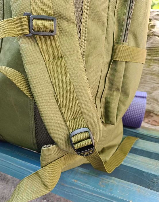 Зелений рюкзак хакі 60 л, вещмешок, баул армійський