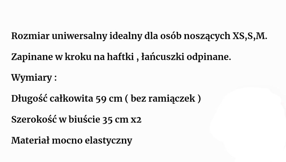 Body czerwone  z łańcuszkami