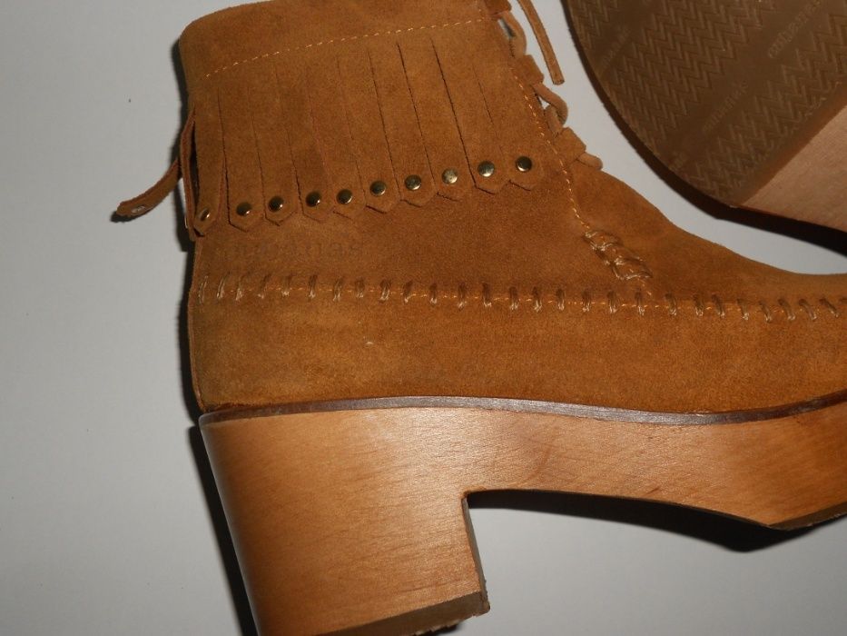 Botas Cubanas camel tamanho 37 38 e 39 - artigo novo de loja
