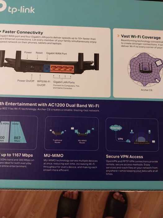 Roteador WI-FI tp link AC 1200