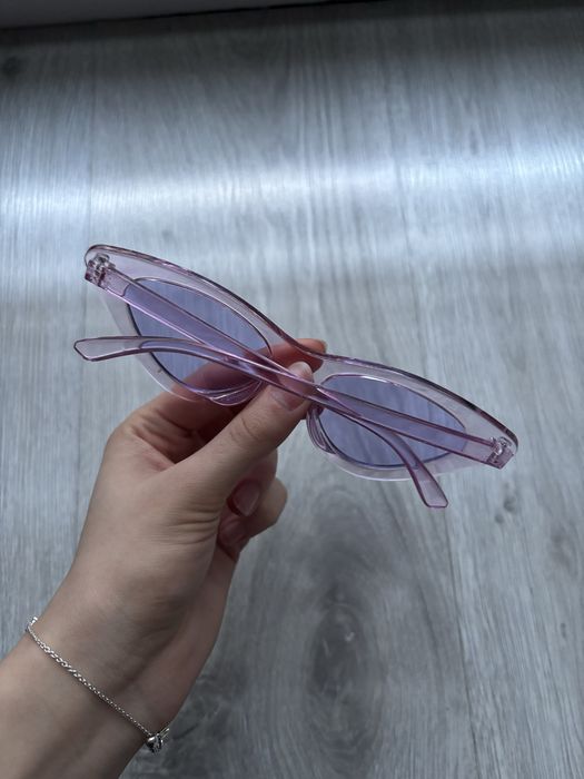 Fioletowe okulary