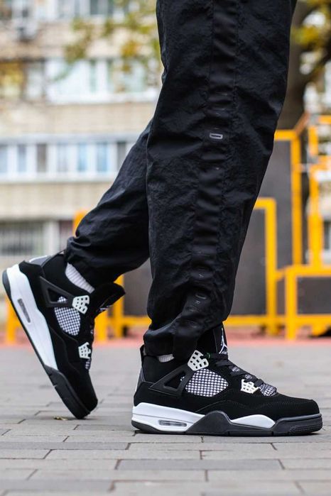 !SALE! Nike Air Jordan 4 White Thunder 36 37 38 39 40 41 42 43 44 45