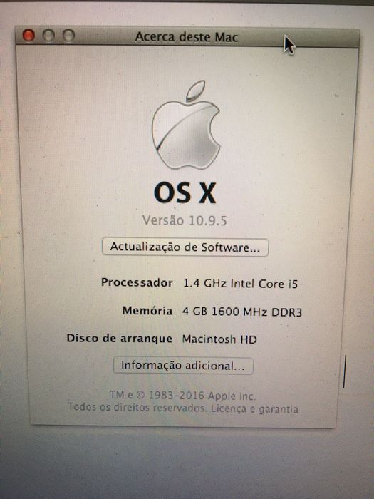 MacBook Air 11 de 2014