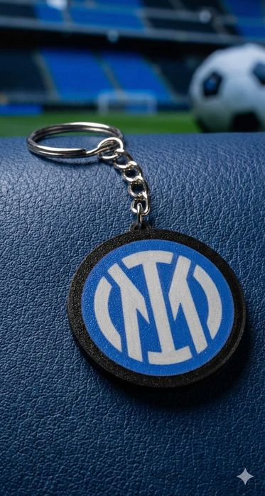 Brelok Breloczek do kluczy liga włoska AC Milan, Inter druk 3d