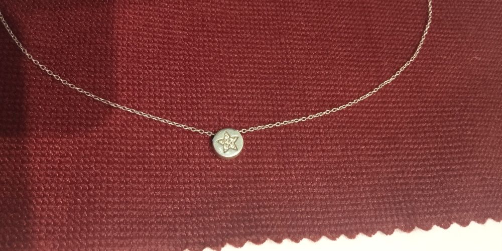 Srebrny łańcuszek, naszyjnik YES celebrytki!