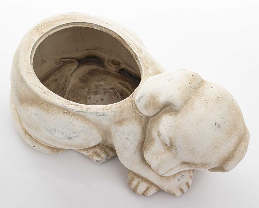 Donica osłonka ceramiczna Pies Piesek 170353