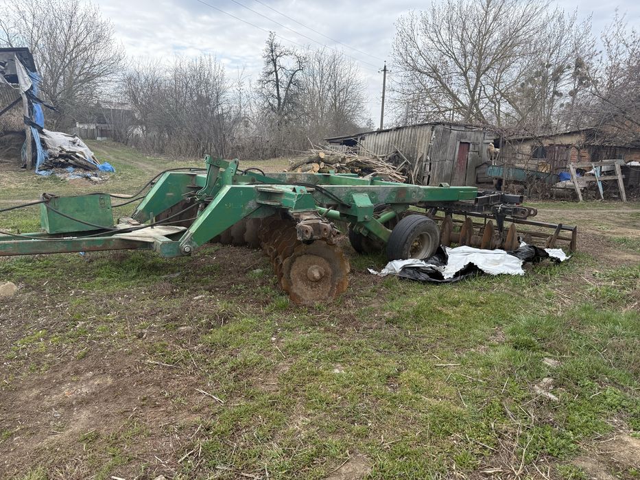 Дискова борона 4 метри Краснянка Солоха John Deere БДВП БДР