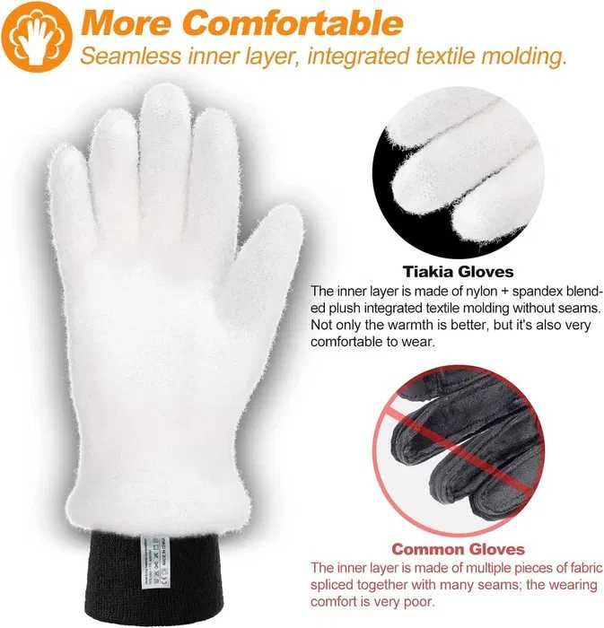 Nowe męskie zimowe rękawiczki / ocieplane / wodoodporne Tiakia !L/XL!