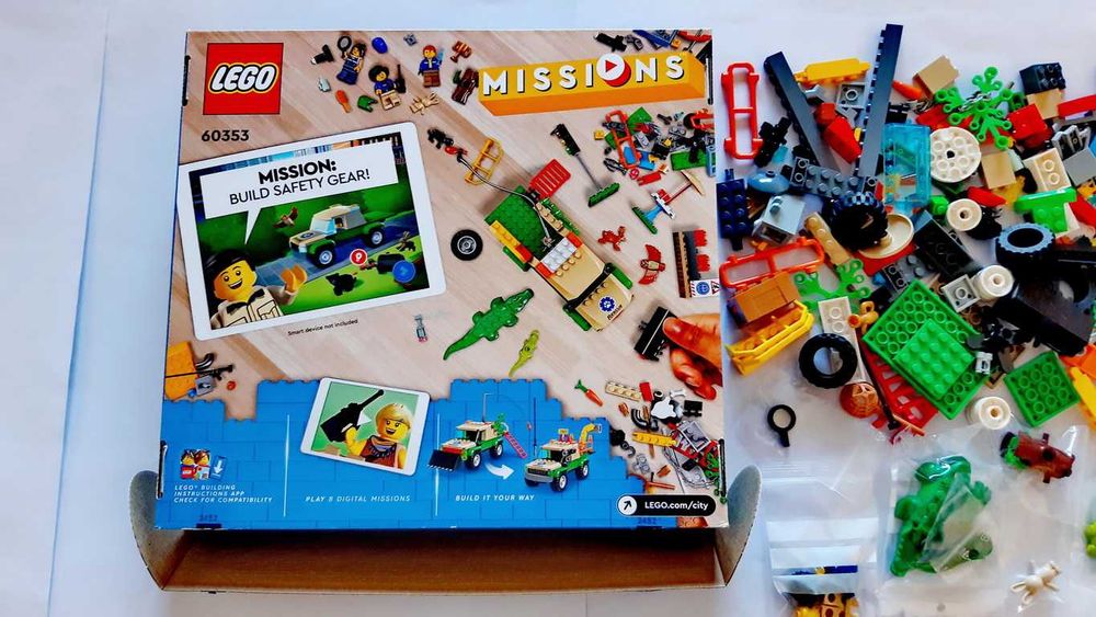 LEGO City 60353 Wild Animal Rescue Missions em peças novas