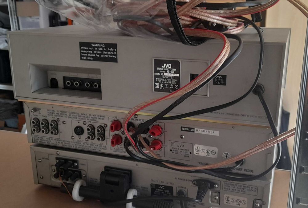 Wieża stereo JVC stara