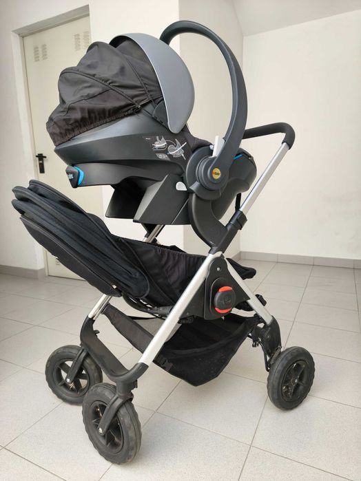 Carrinho Easywalker + Ovo BeSafe iZi Go+ com adaptadores