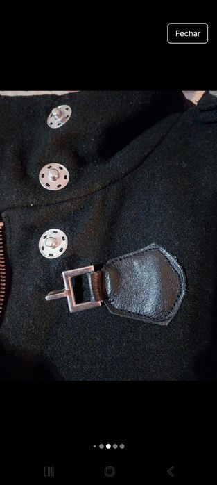 Canadiana sobretudo casaco lã Mango