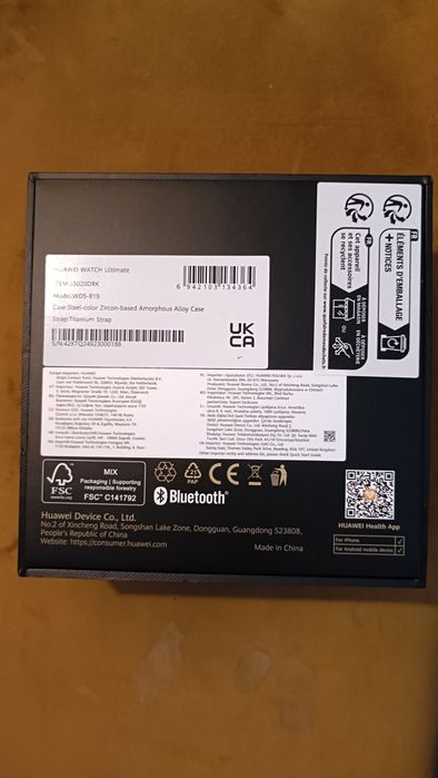 Smartwatch HUAWEI Watch Ultimate