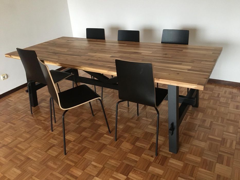 Mesa de sala e 6 cadeiras