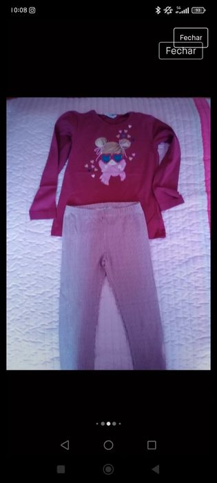 Leggings and sweater set