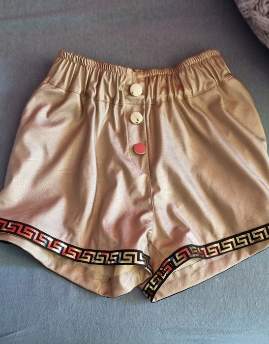 Spodenki skóra ekologiczna