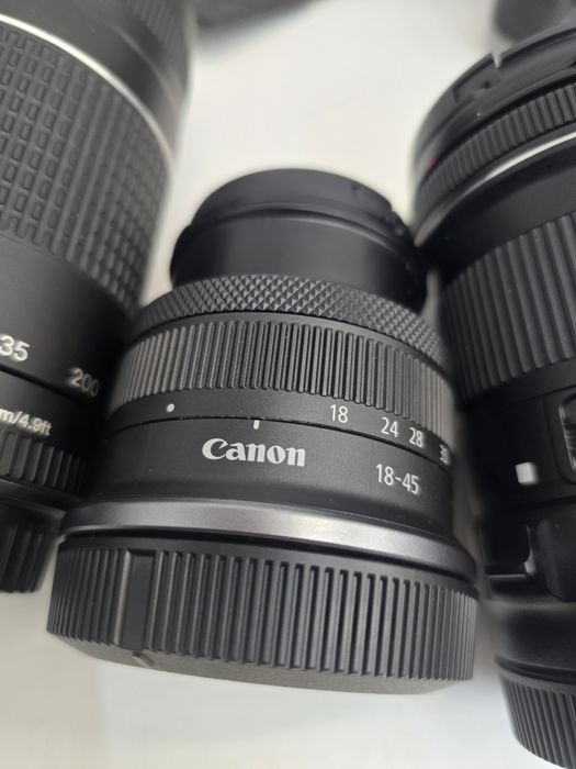 Kit Completo Fotografia: Canon R10 + 3 Lentes + Adaptador + Tripé