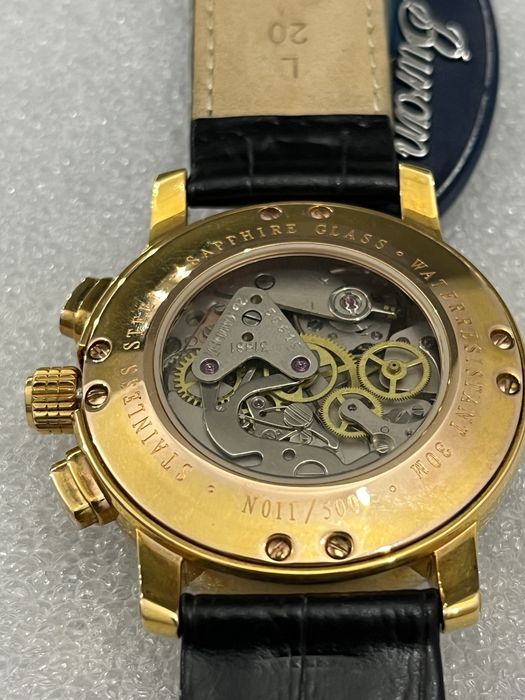 Часы механические хронограф BURAN