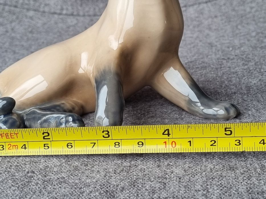 Royal Copenhagen duzy kot porcelanowy stan idealny
