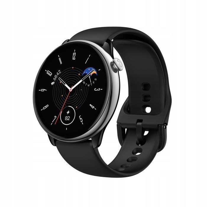 uszkodzony smartwatch amazfit gtr mini opis czarny dotykowy sport