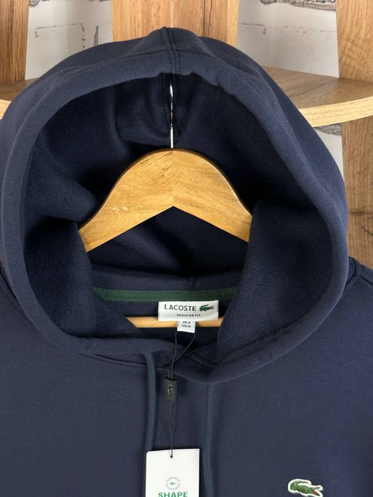 Чоловіче худі Lacoste синє M/L лакост кофта з капюшоном