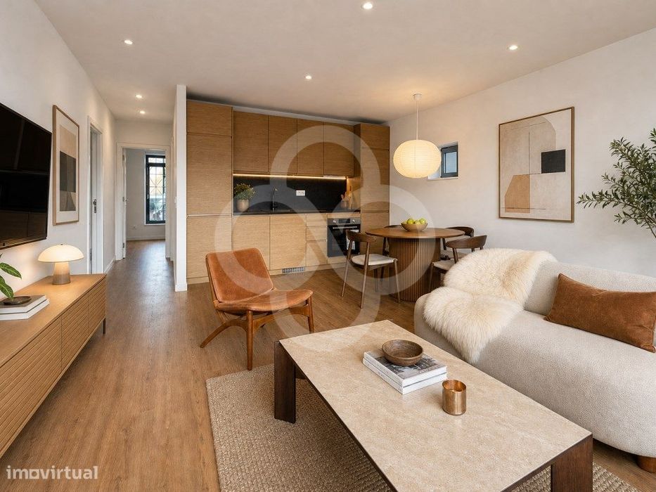 Apartamento T2 novo em Manique de Cima com espaços verdes e excelen...
