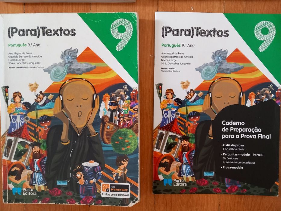 Manuais e cadernos de atividades 9° ano.