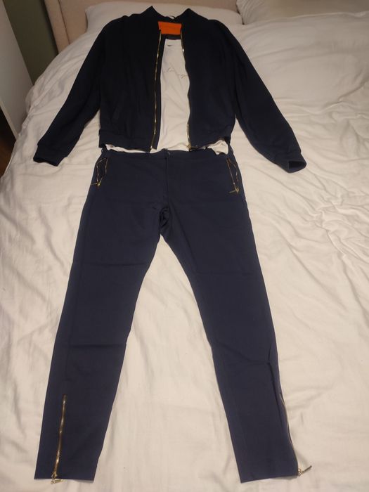 Olavoga spodnie męskie eleganckie slimfit O La Voga