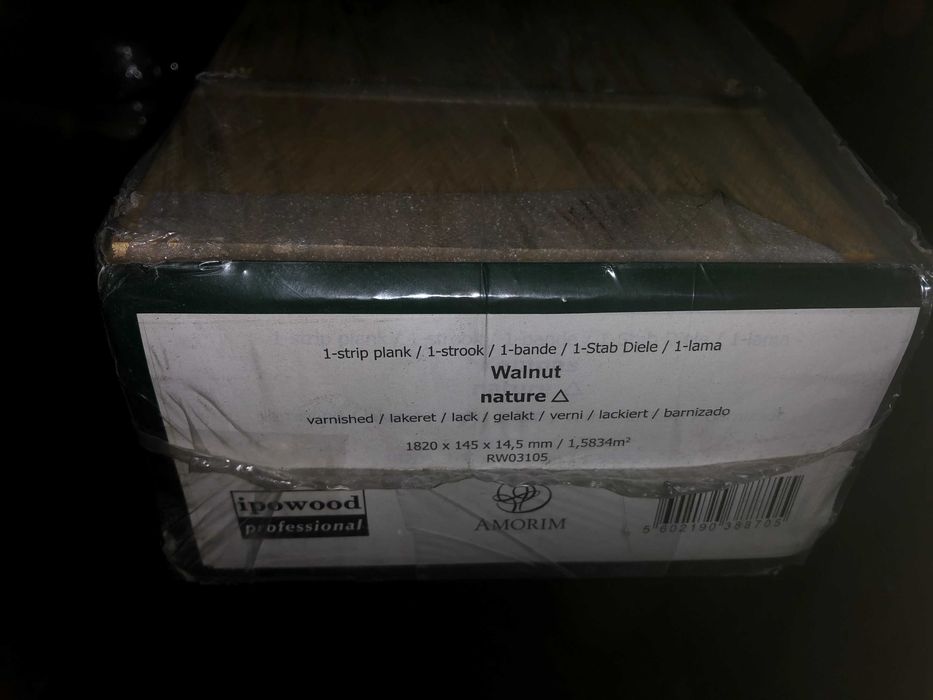 Chão Parquet / Flutuante multicamada madeira natural nogueira