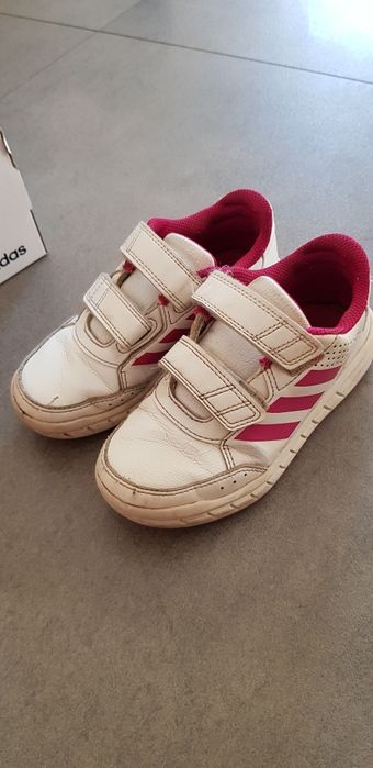 Adidasy biało różowe