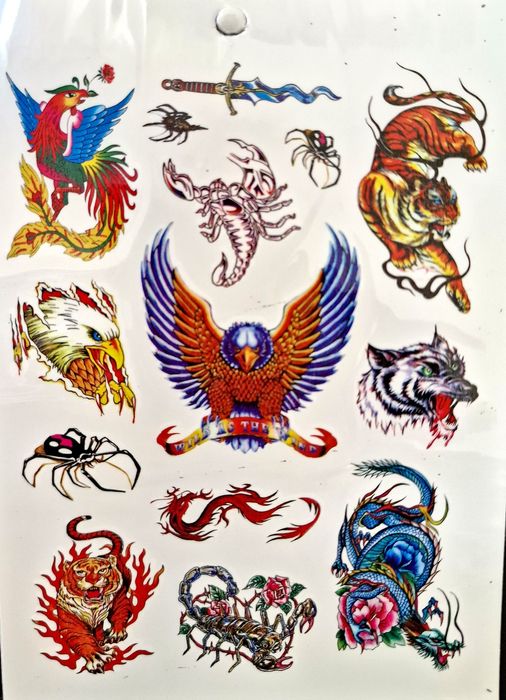 Tatuaże zmywalne tymczasowe