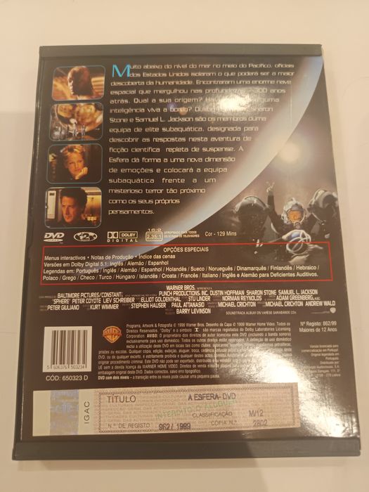 DVD a esfera.      .