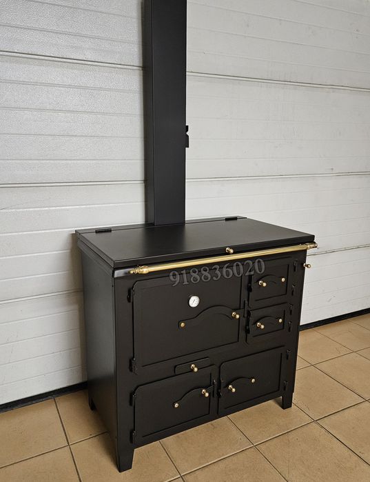 Fogão Lenha Rústico Forno Inox - Novos - Fabrico Nacional