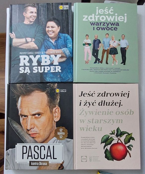 Książki kucharskie z Lidla