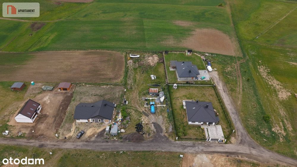 Działka budowlana 2437 m² – Stradomno