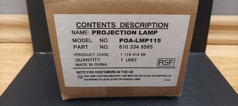 Lampa do projektora/rzutnika POA-LMP115 Sanyo