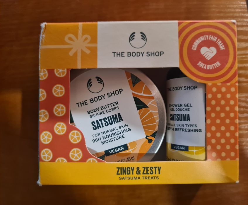 The body shop zestaw satsuma zingy zesty balsam I zel