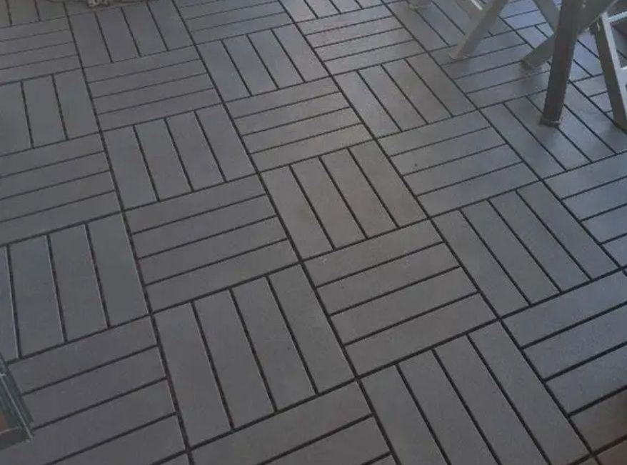 Plastikowe płytki na taras balkon
