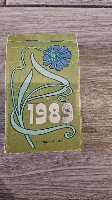 Kartka z kalendarza rok 1989