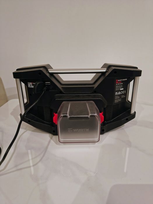 Radio budowlane - głośnik Wurth, Bluetooth, USB