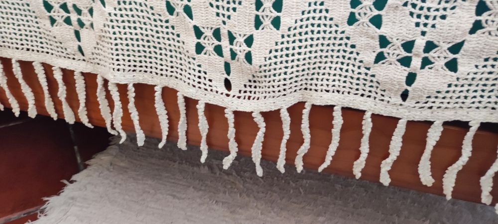 Colcha de renda branco