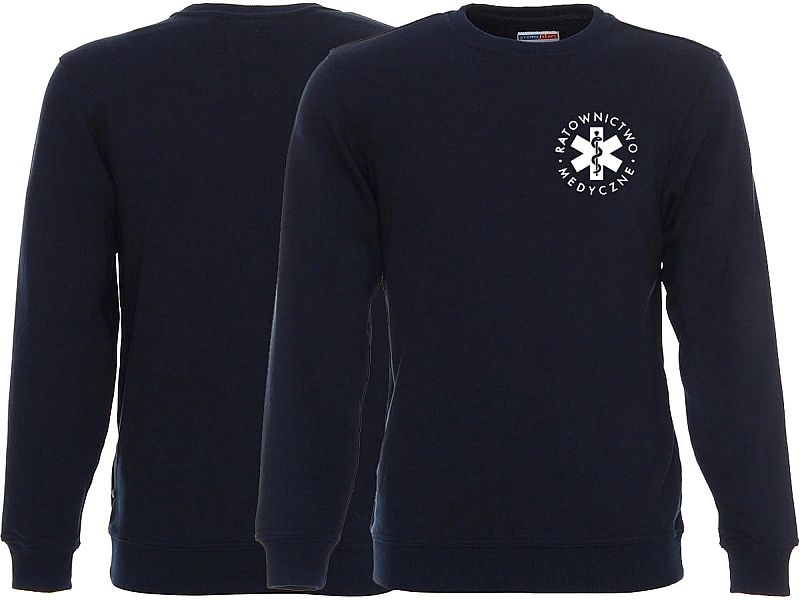 Bluza ratownicza FUNKCYJNA męska granatowa (XL)