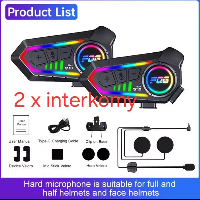 Interkom, zestaw słuchawkowy cena za 1 sztukę