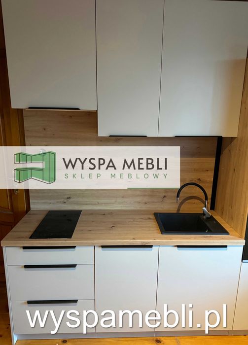 NOWA kuchnia 120x325 kaszmir artisan meble kuchenne narożne na wymiar