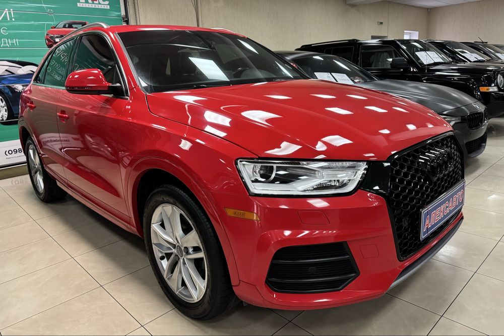 Audi Q3 2.0i 16V 7AKПП 2016 р.в. (200 к.с.), люк, панорамний дах, шкіряний салон, круїз контроль, 2-х зонний клімат контроль, підігрів сидінь, підігрів дзеркал, електро регулювання дзеркал, електро скло підйомники, мультикермо, підсилювач керма, регулювання керма, електро регулювання сидінь, датчик дощу, датчик світла, денні ходові вогні, сервопривід кришки багажнику, центральний замок, без ключовий доступ, круговий парктронік, камера заднього огляду, тонування скла, штатна мультимедійна аудіосистема, Bluetooth, GPS, ABS, ESP, Airbag, привід - передній, вид палива - бензин, витрата палива - 6.7л/100км.
Максимальна швидкість - 233 км/год.
Пробіг - 94 тис.км.
Автомобіль в гарному стані.
Безкоштовно - допомога в дорозі 24/7 на 12 міс., 2 планових ТО, або КАСКО на вибір.
Можливо оформити в кредит, це авто може стати Вашим за 4980 у.о.
Доставка по Україні.