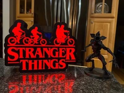 Дивні дива Stranger Things підставка з підсвіткою